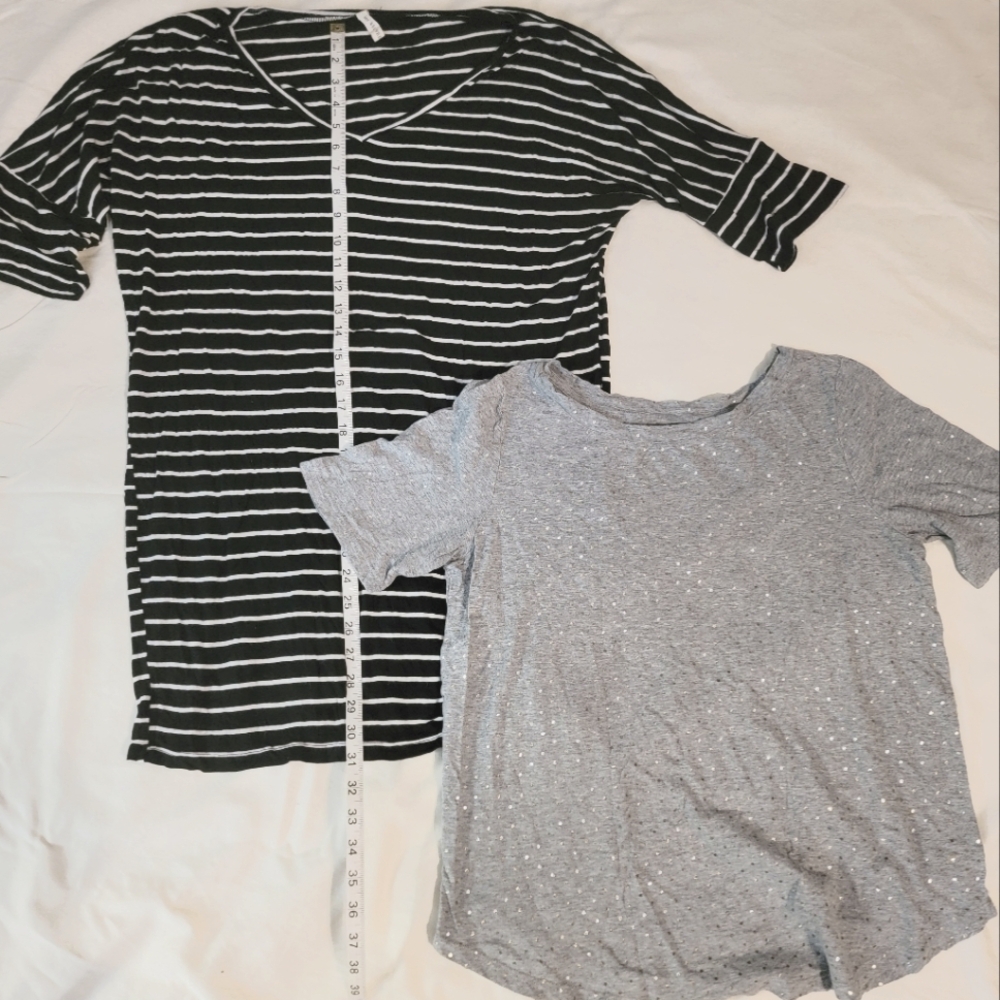 Lot of 2 short sleeve tees